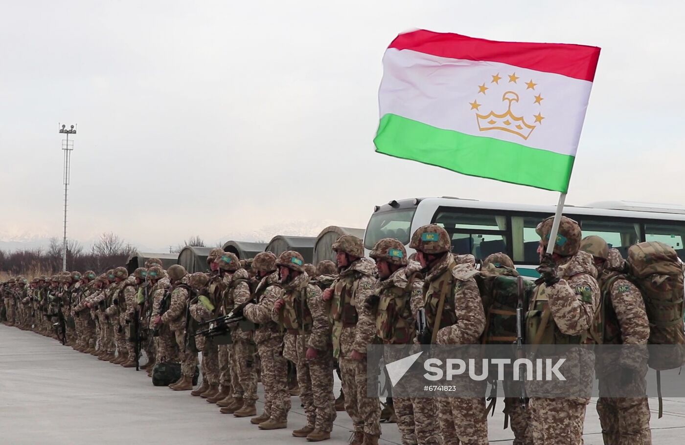 Tajikistan Kazakhstan CSTO Peacekeeping Forces