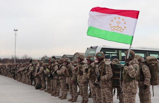 Tajikistan Kazakhstan CSTO Peacekeeping Forces