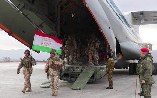 Tajikistan Kazakhstan CSTO Peacekeeping Forces