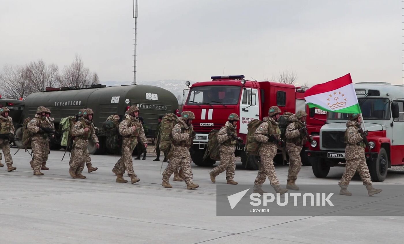 Tajikistan Kazakhstan CSTO Peacekeeping Forces