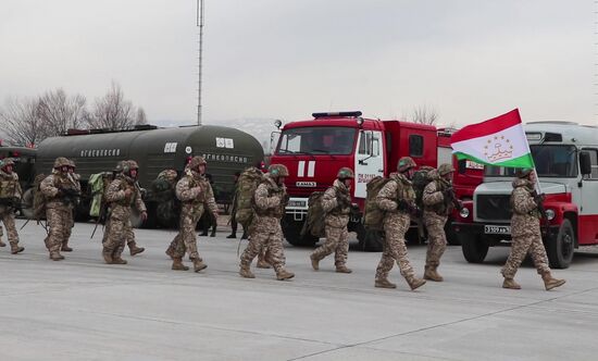 Tajikistan Kazakhstan CSTO Peacekeeping Forces