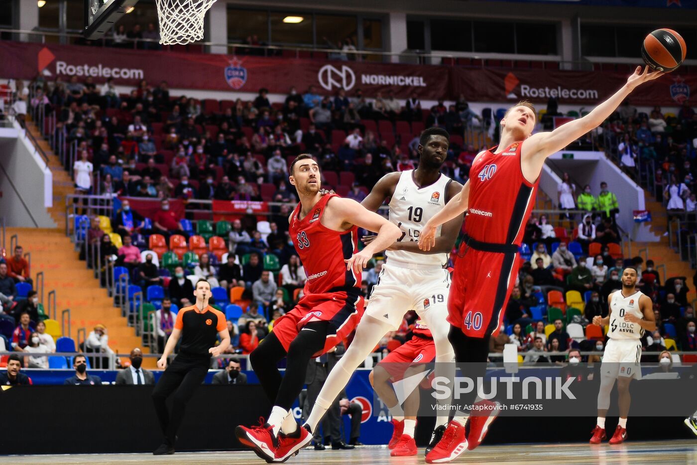 Russia Basketball Euroleague CSKA - ASVEL