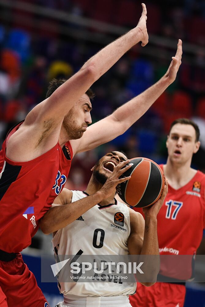 Russia Basketball Euroleague CSKA - ASVEL