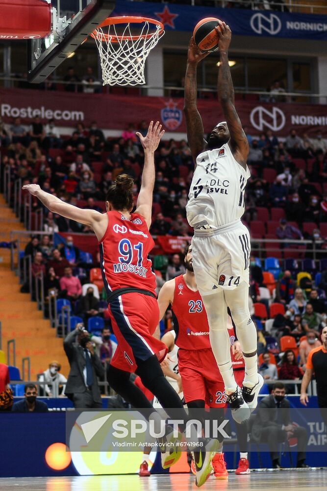 Russia Basketball Euroleague CSKA - ASVEL