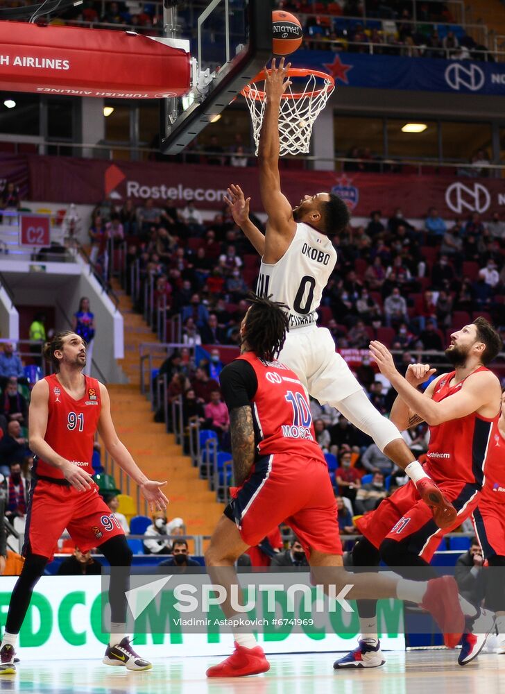 Russia Basketball Euroleague CSKA - ASVEL