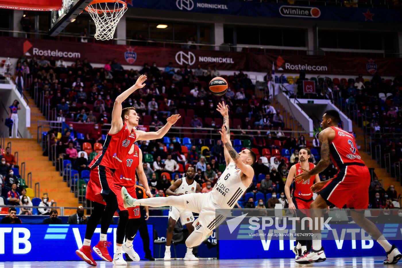 Russia Basketball Euroleague CSKA - ASVEL