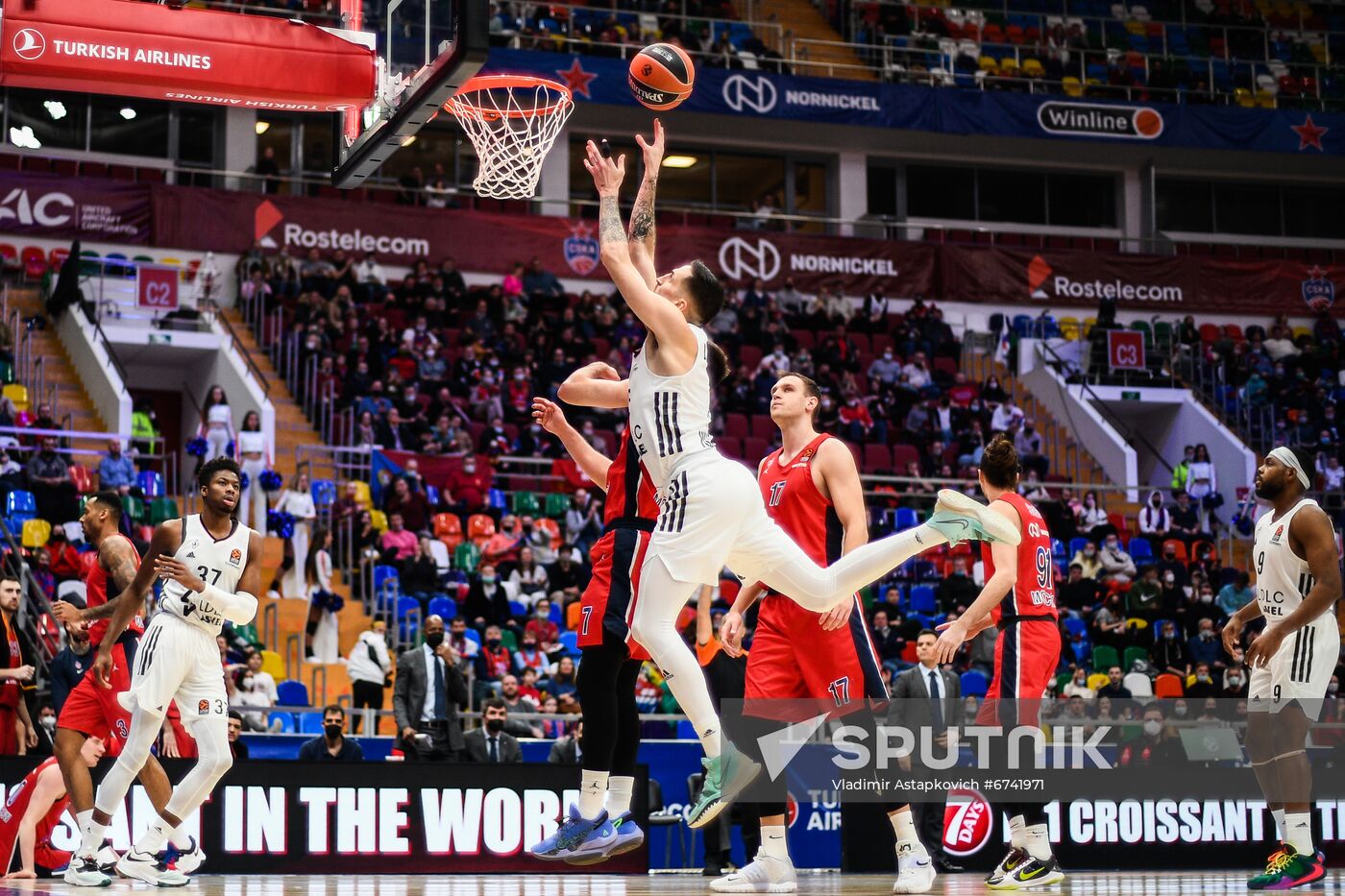 Russia Basketball Euroleague CSKA - ASVEL