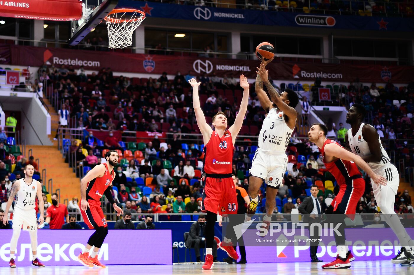 Russia Basketball Euroleague CSKA - ASVEL