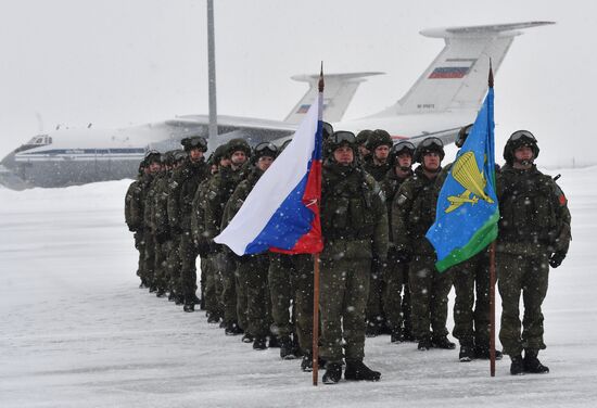 Russia Kazakhstan CSTO Peacekeeping Forces Withdrawal 
