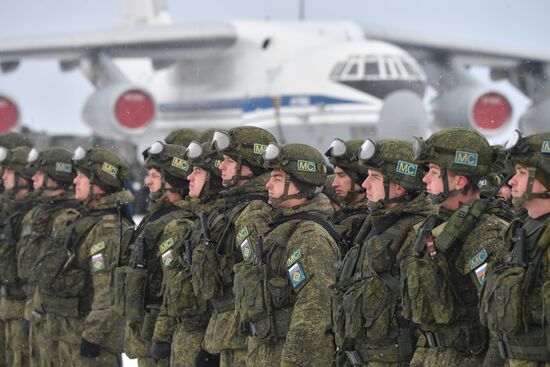 Russia Kazakhstan CSTO Peacekeeping Forces Withdrawal 