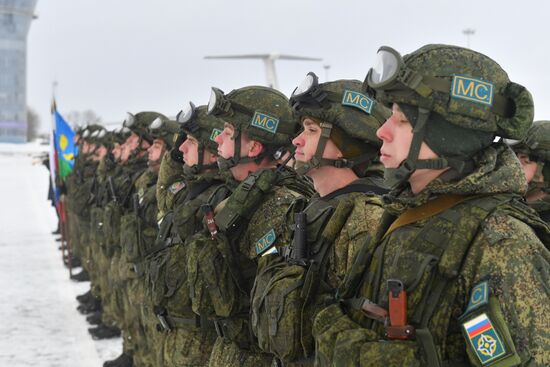 Russia Kazakhstan CSTO Peacekeeping Forces Withdrawal 