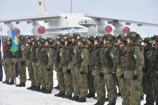 Russia Kazakhstan CSTO Peacekeeping Forces Withdrawal 