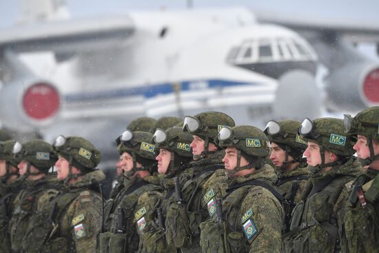 Russia Kazakhstan CSTO Peacekeeping Forces Withdrawal 