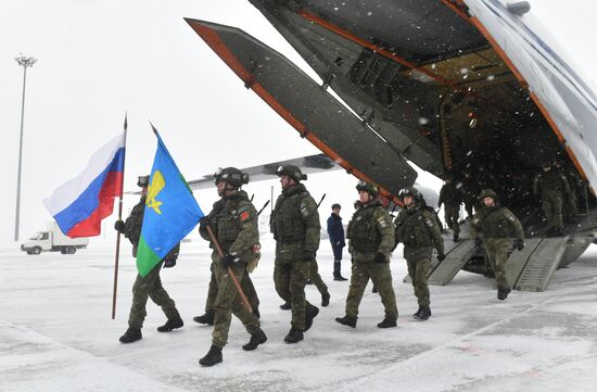 Russia Kazakhstan CSTO Peacekeeping Forces Withdrawal 