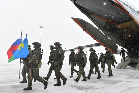 Russia Kazakhstan CSTO Peacekeeping Forces Withdrawal 