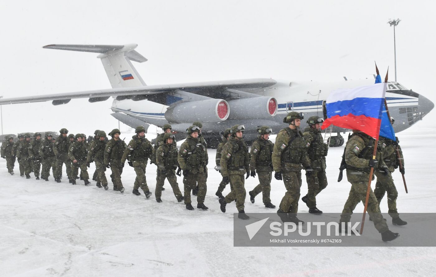 Russia Kazakhstan CSTO Peacekeeping Forces Withdrawal 