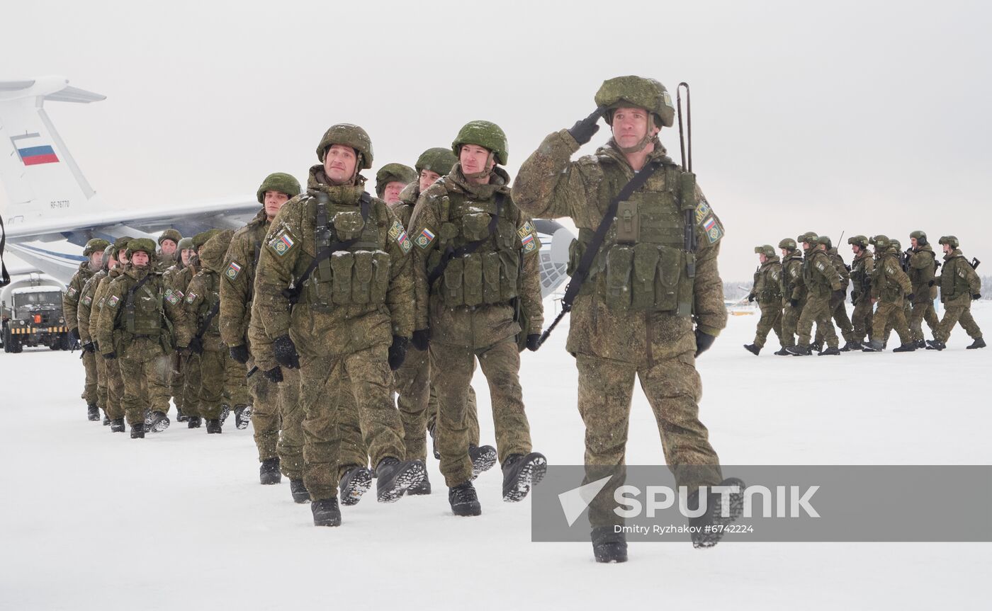 Russia Kazakhstan CSTO Peacekeeping Forces Withdrawal