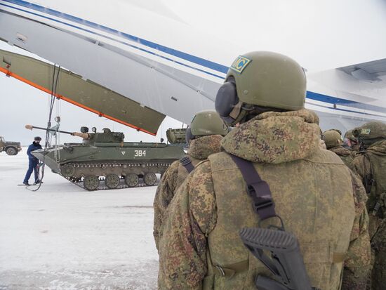 Russia Kazakhstan CSTO Peacekeeping Forces Withdrawal 