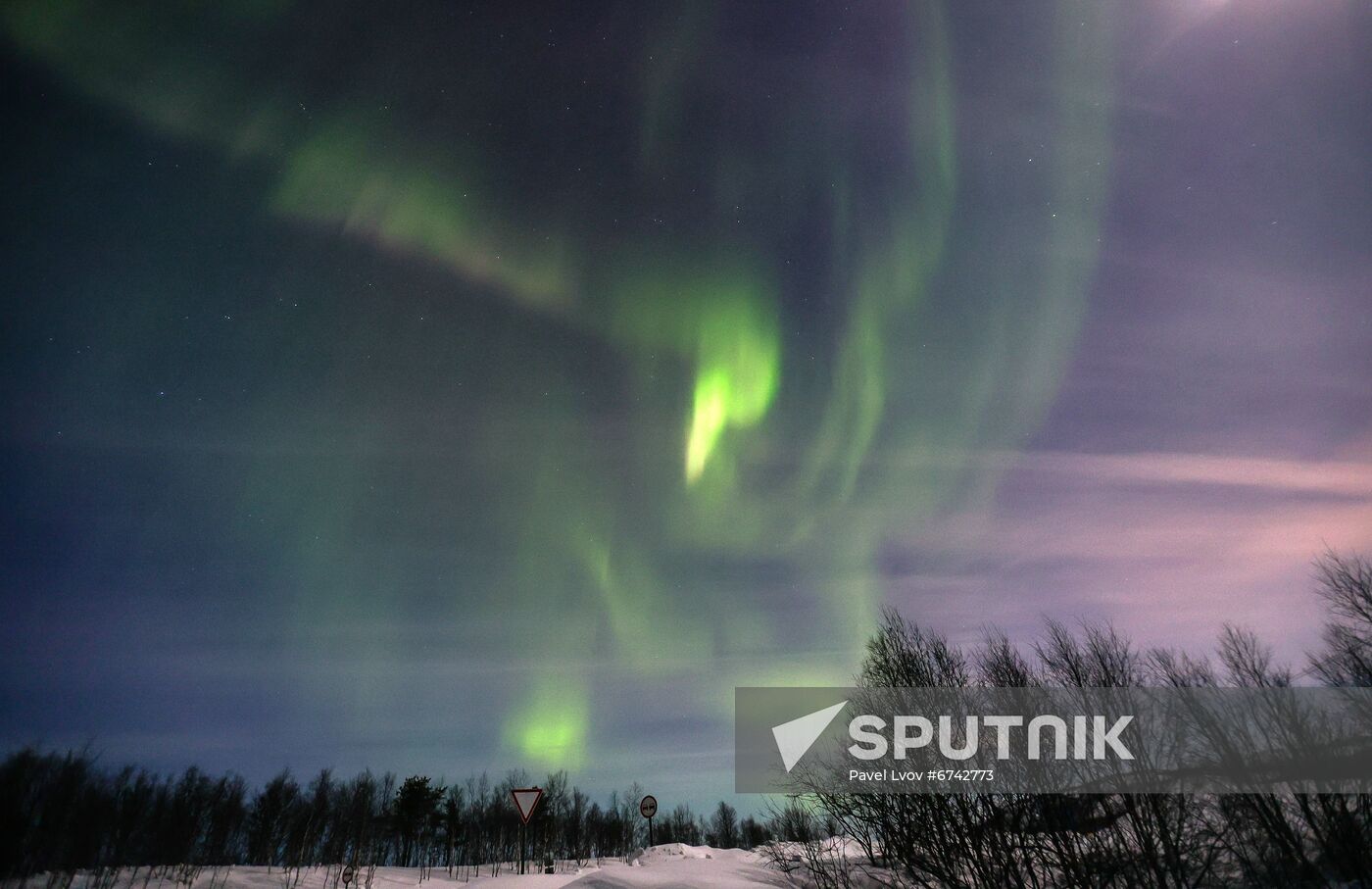 Russia Aurora Borealis