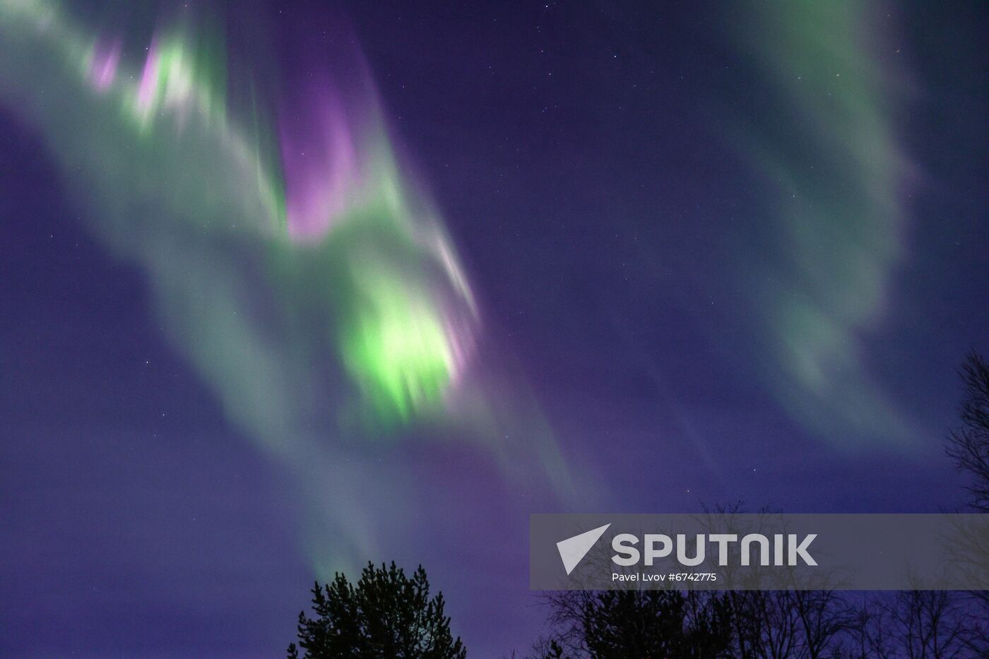 Russia Aurora Borealis