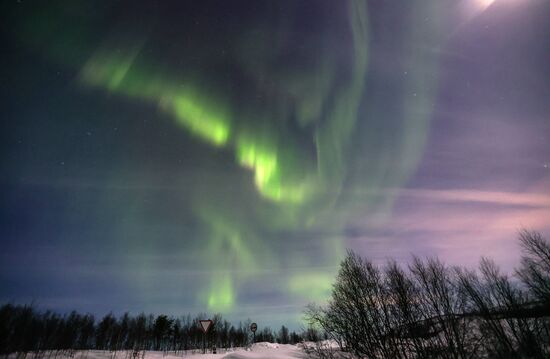 Russia Aurora Borealis