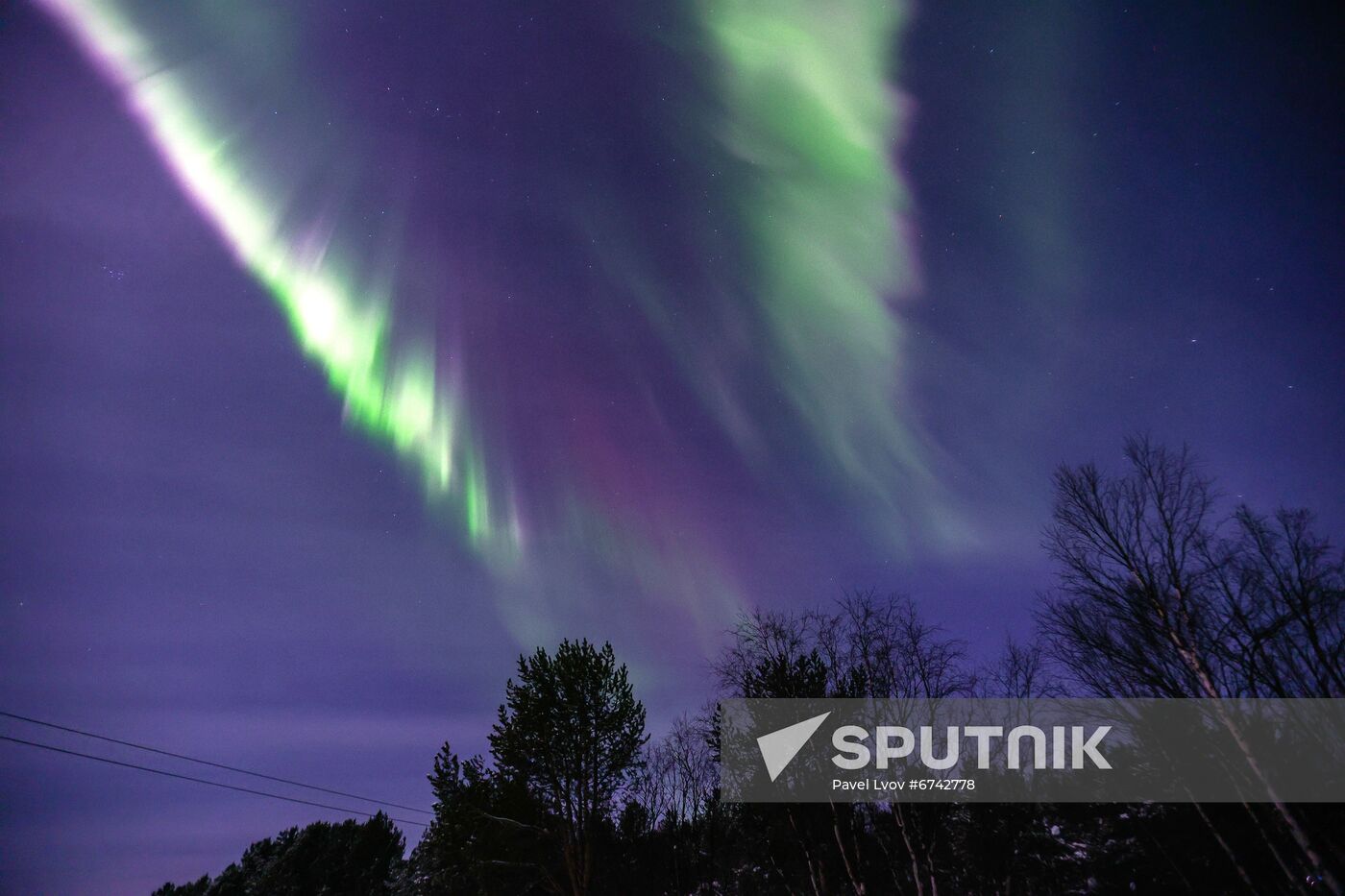 Russia Aurora Borealis