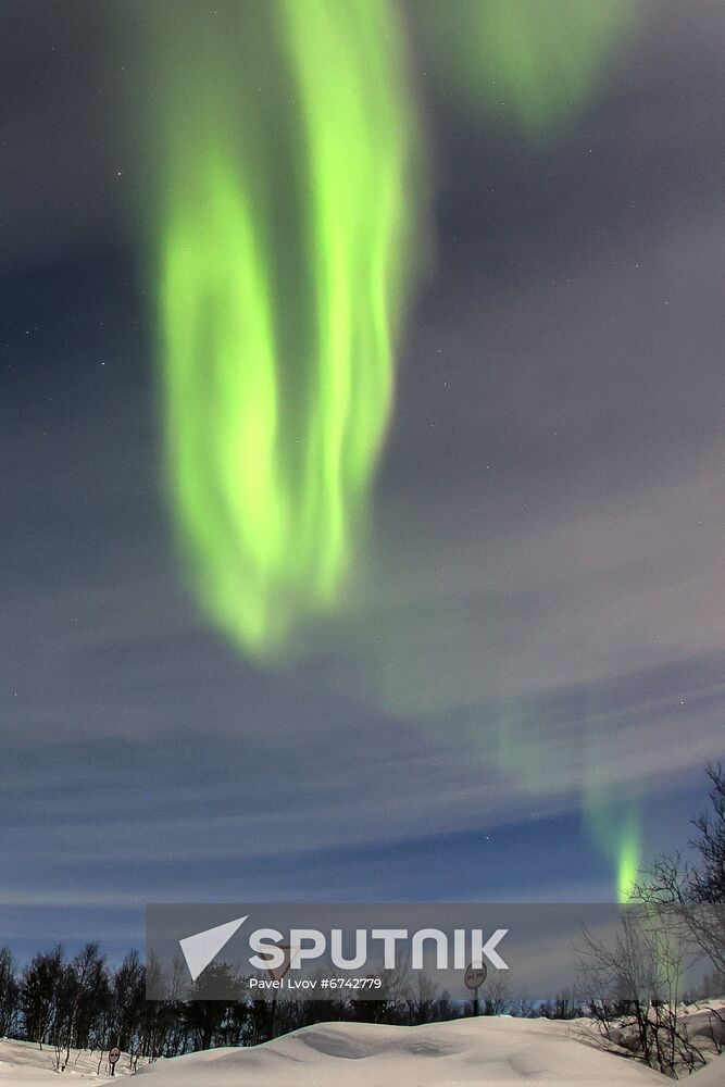 Russia Aurora Borealis