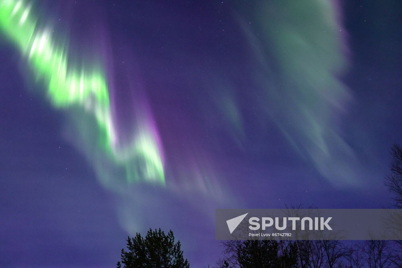 Russia Aurora Borealis