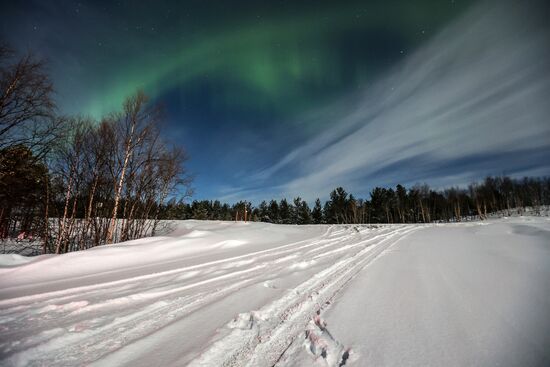 Russia Aurora Borealis