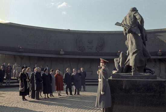 President of Brazil Jose Sarney visits USSR