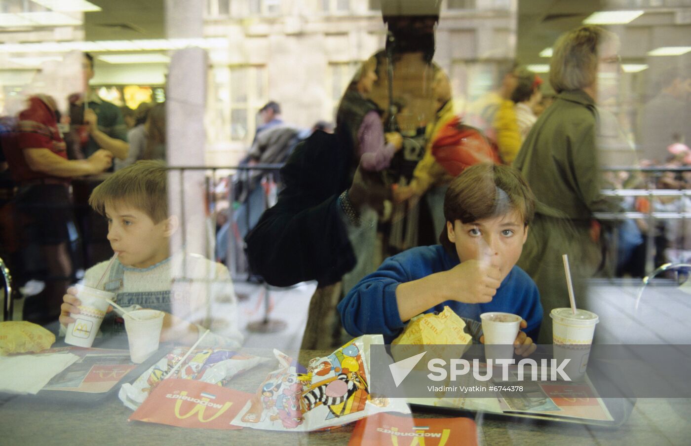 McDonald's opens on Ogaryova Street in Moscow