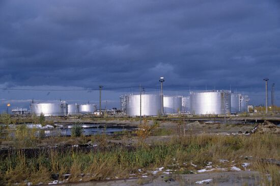 Oil storage facilities in Nizhnevartovsk