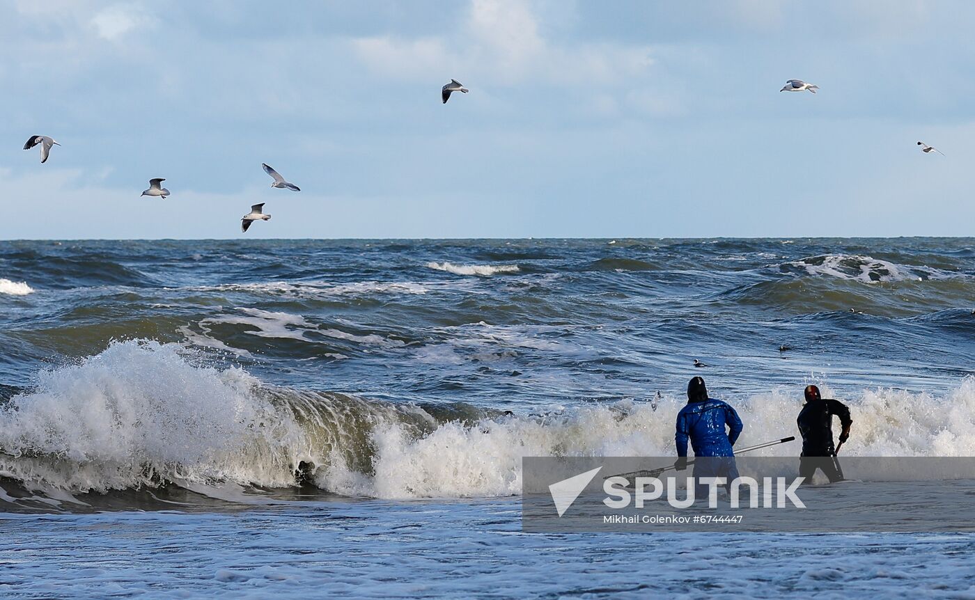 Russia Amber Hunting
