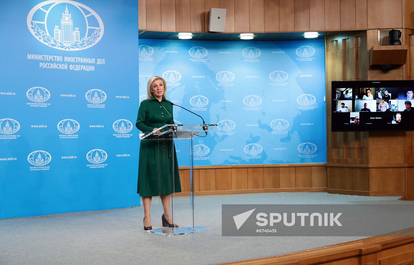 Russia Zakharova Briefing