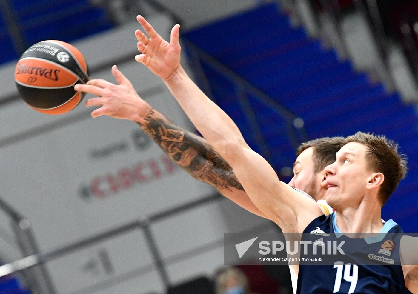 Russia Basketball Euroleague Zenit - Monaco