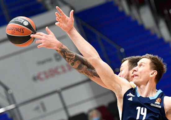 Russia Basketball Euroleague Zenit - Monaco