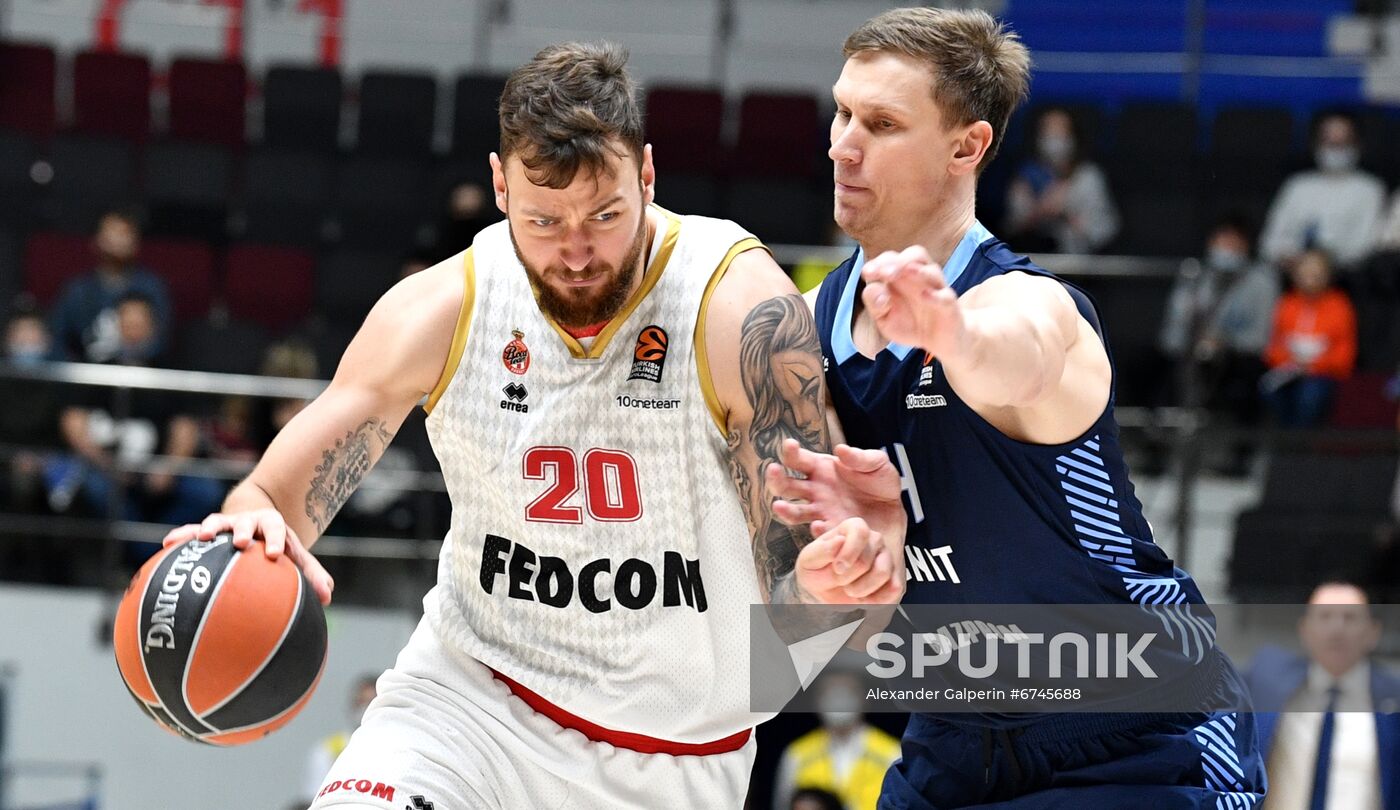Russia Basketball Euroleague Zenit - Monaco