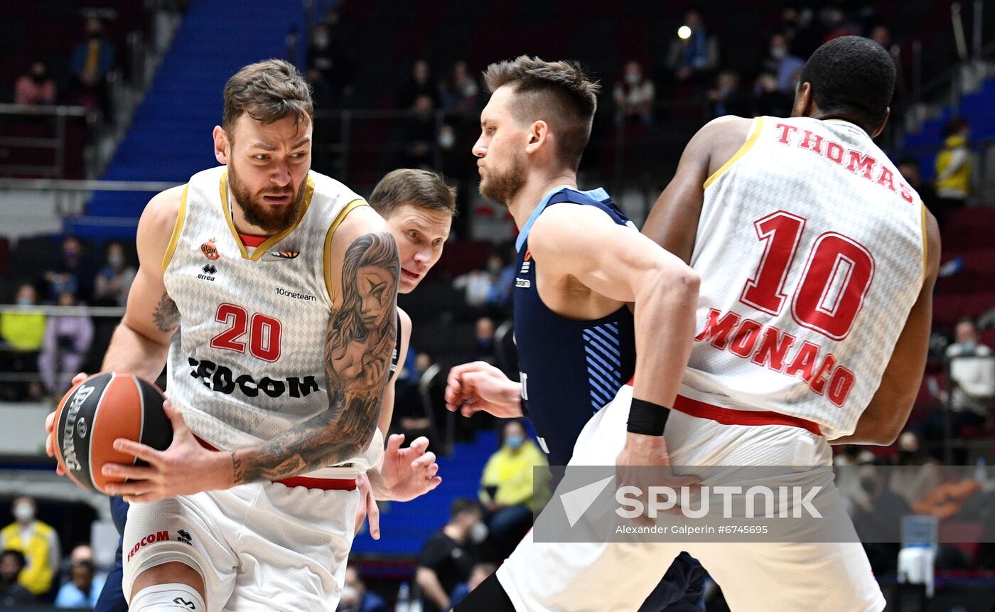 Russia Basketball Euroleague Zenit - Monaco