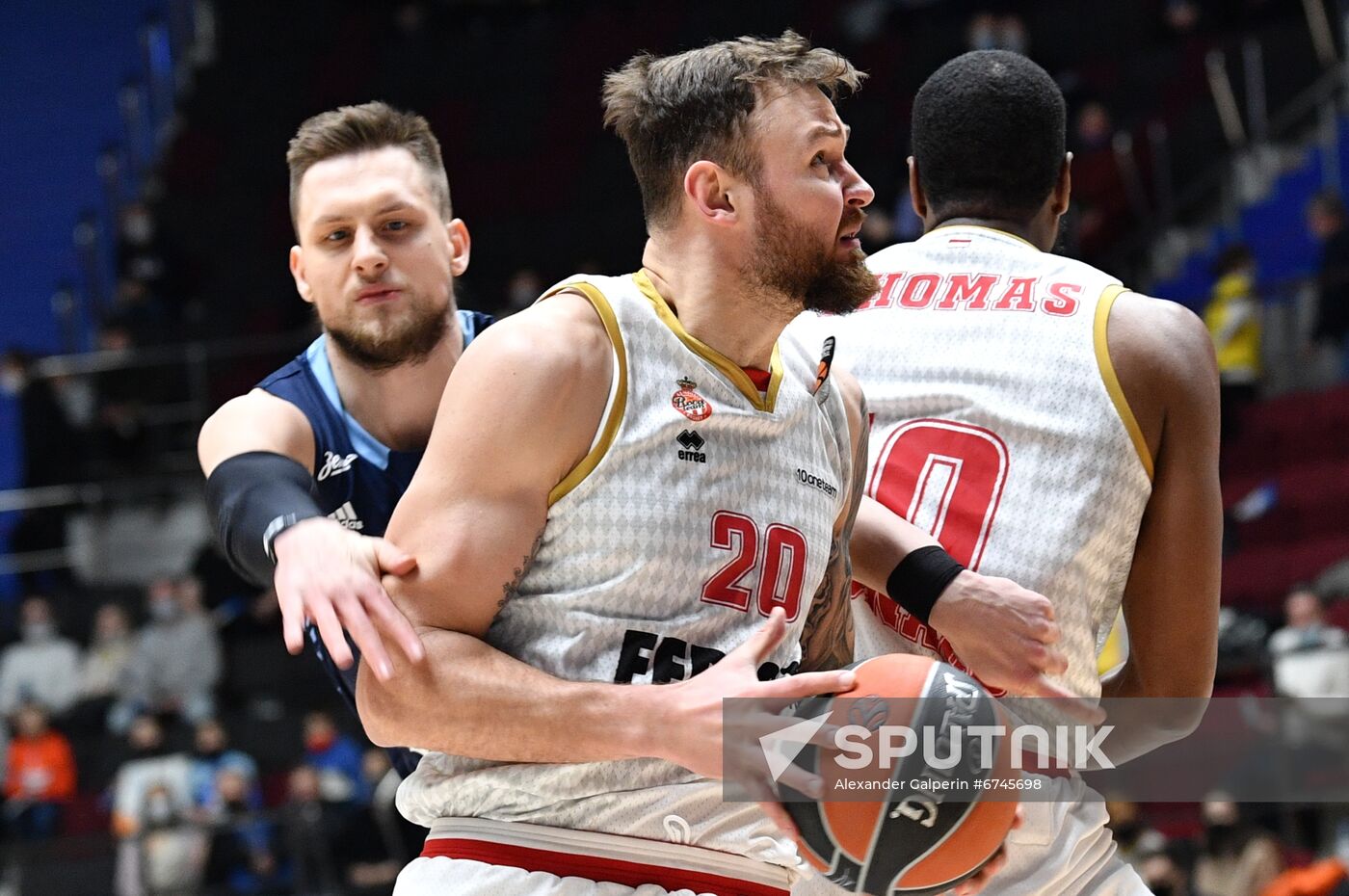 Russia Basketball Euroleague Zenit - Monaco