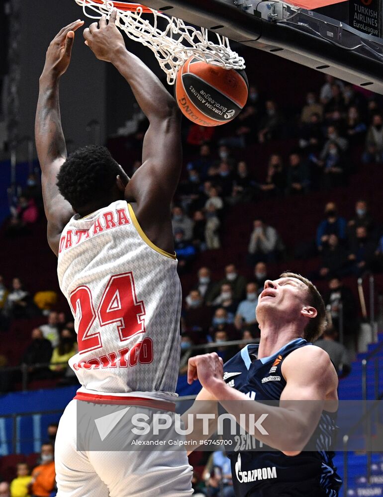 Russia Basketball Euroleague Zenit - Monaco
