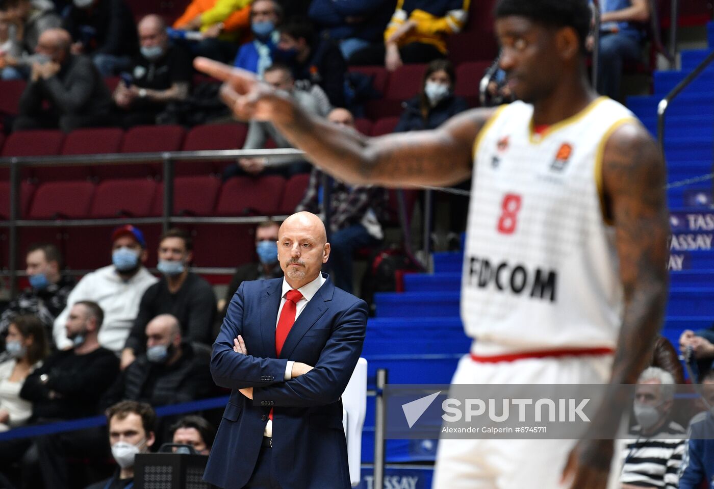 Russia Basketball Euroleague Zenit - Monaco