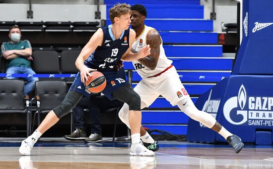 Russia Basketball Euroleague Zenit - Monaco