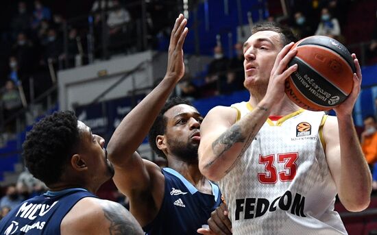 Russia Basketball Euroleague Zenit - Monaco