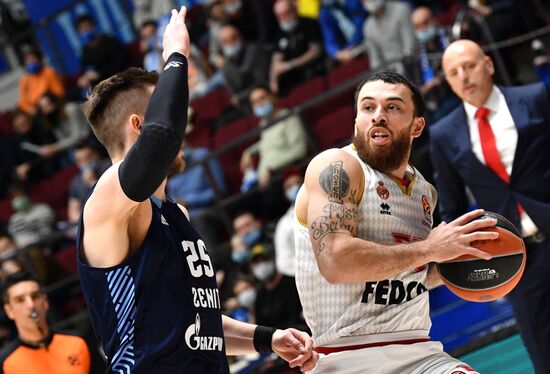 Russia Basketball Euroleague Zenit - Monaco