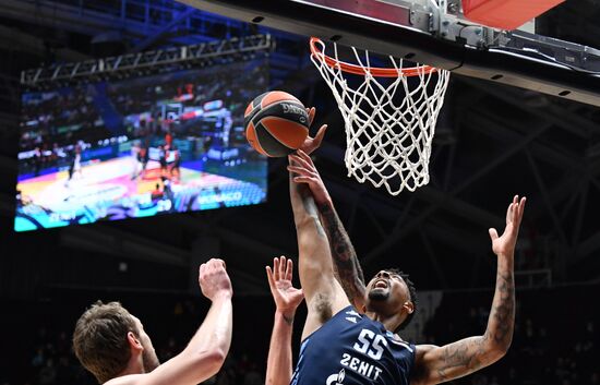 Russia Basketball Euroleague Zenit - Monaco