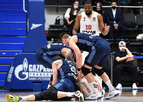 Russia Basketball Euroleague Zenit - Monaco