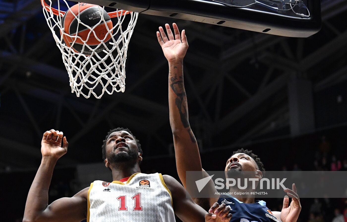 Russia Basketball Euroleague Zenit - Monaco