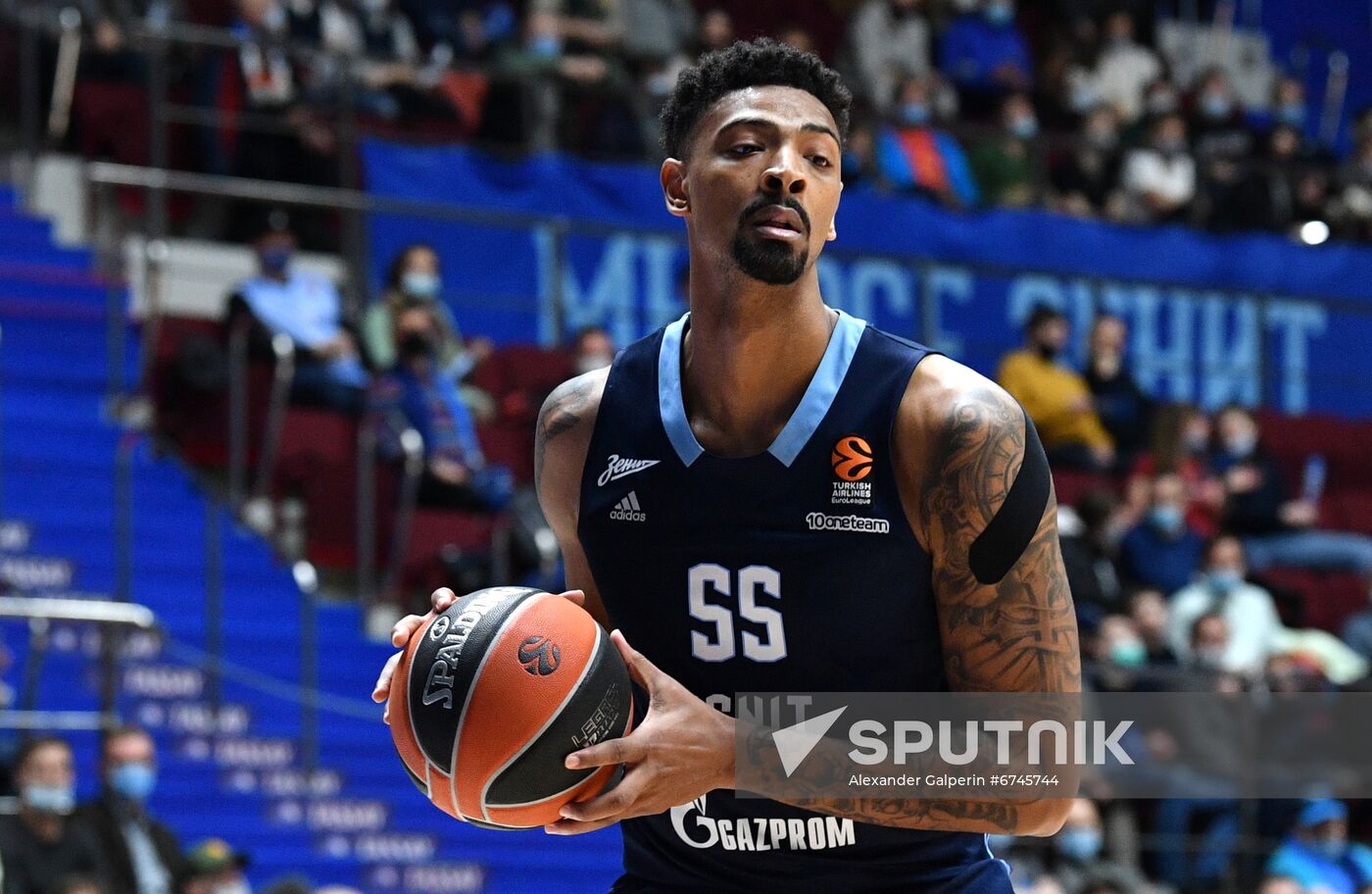 Russia Basketball Euroleague Zenit - Monaco