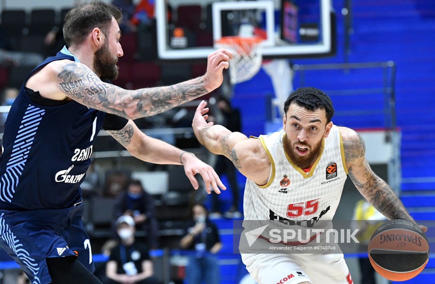 Russia Basketball Euroleague Zenit - Monaco