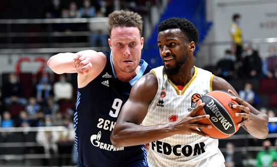 Russia Basketball Euroleague Zenit - Monaco